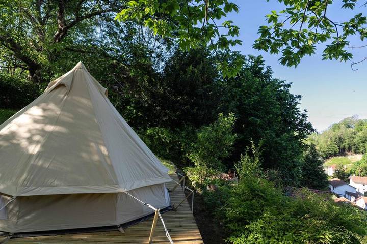 Tente pour 2 personnes, avec jardin en Pyrénées-Atlantiques - 4