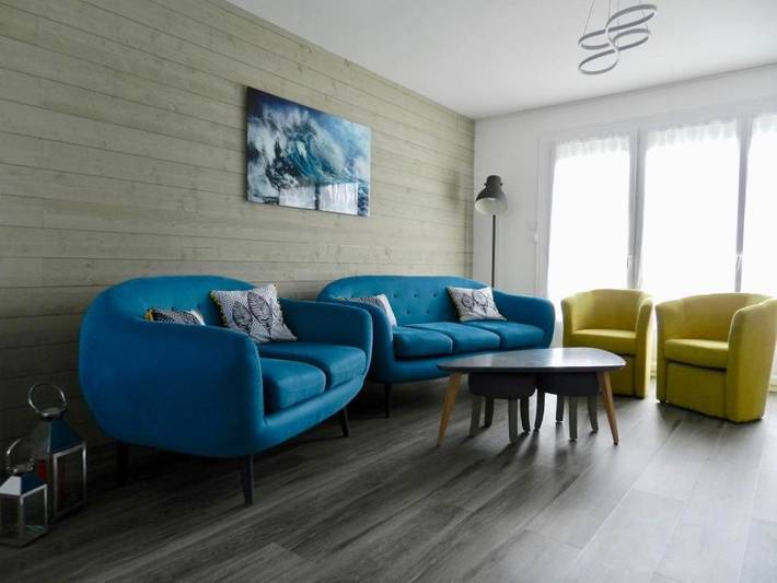 Location de vacances pour 10 personnes, avec jardin, animaux acceptés à Saint-Laurent-sur-Mer - 3