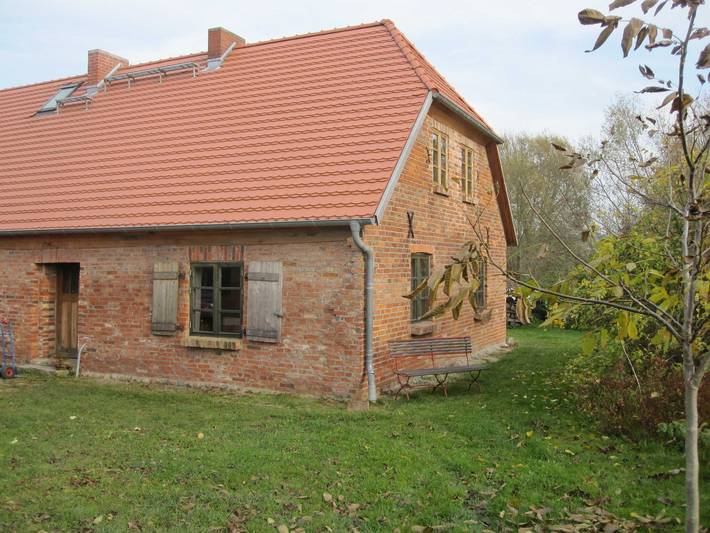 Ferienwohnung für 6 Personen, mit Sauna und Garten, kinderfreundlich in Borrentin