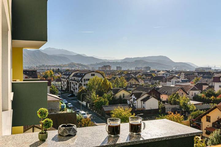 Appartement de vacances pour 4 personnes, avec Balcon ainsi que Terrasse et Vue