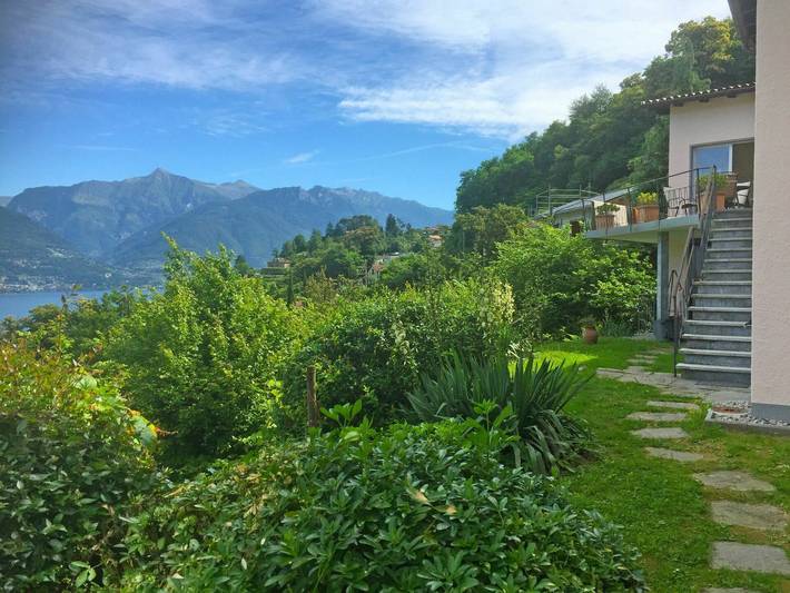 Ferienwohnung für 4 Personen, mit Terrasse und Pool sowie Seeblick im Tessin - 3