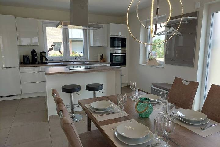 Ferienwohnung für 4 Personen, mit Terrasse und Garten sowie Sauna