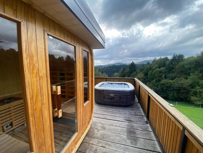 Gîte pour 6 personnes, avec terrasse ainsi que sauna et vue, animaux acceptés à Velike Lašče - 2