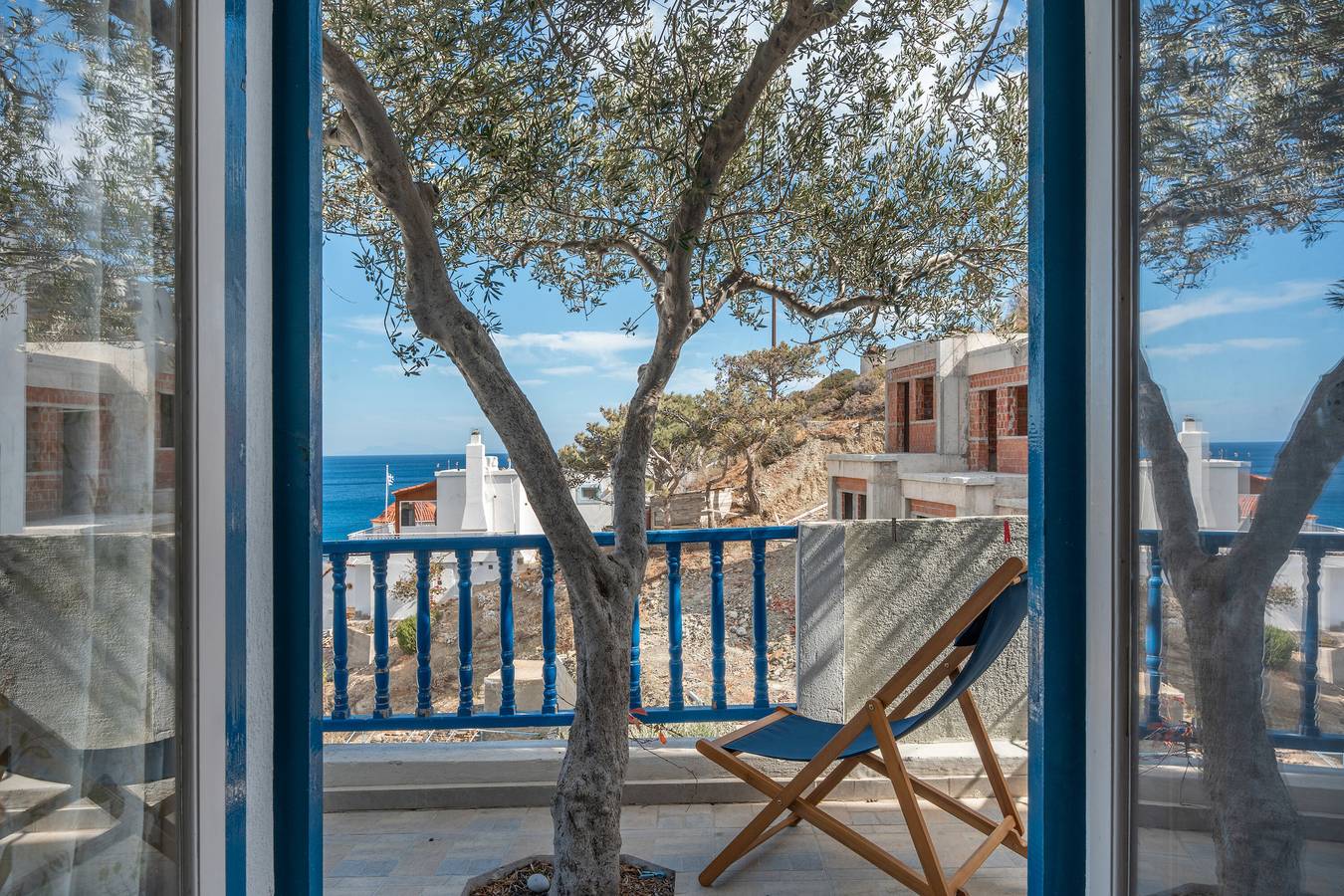 Ganze Wohnung, Apartment 'No 1' mit Meerblick, Wlan und Klimaanlage in Karpathos