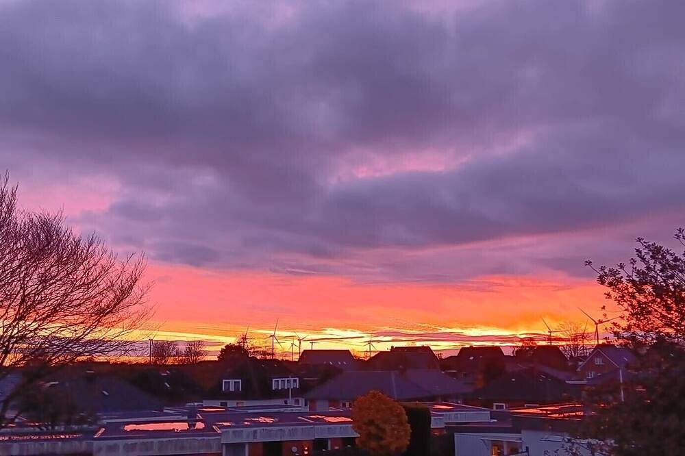 Ganze Wohnung, Ferienwohnung 'Am Wind' mit privater Terrasse, Balkon und Wi-Fi in Bredstedt, Nordfriesland
