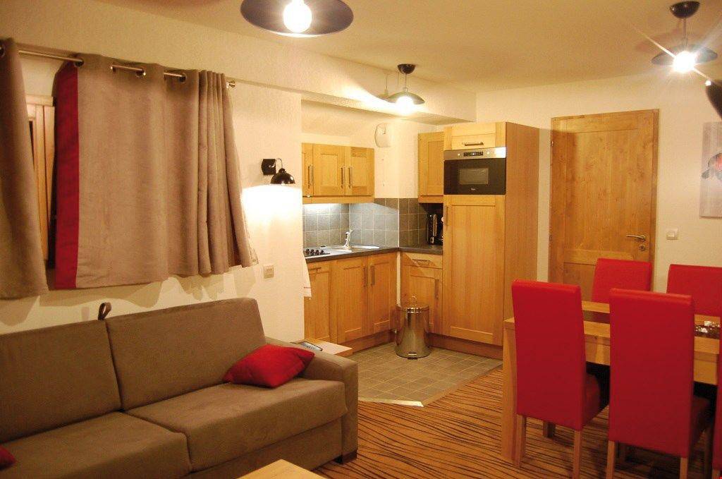 Appartement entier, Appartement de vacances pour 6 personnes avec piscine in Les Saisies, Région d'Albertville