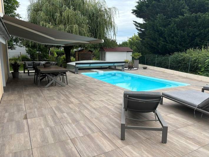 Appartement de vacances pour 2 personnes, avec Terrasse ainsi que Jardin et Piscine