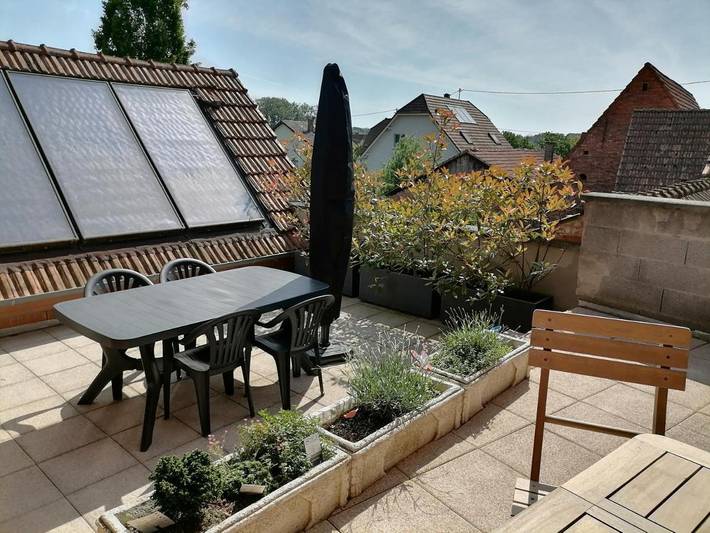 Gîte pour 4 personnes, avec Balcon et Terrasse dans Ingolsheim