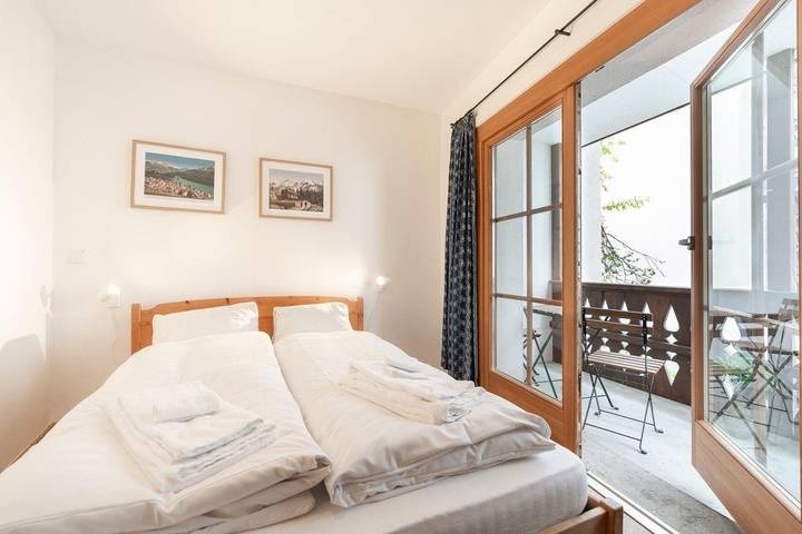 Ferienwohnung für 4 Personen, mit Balkon im Engadin