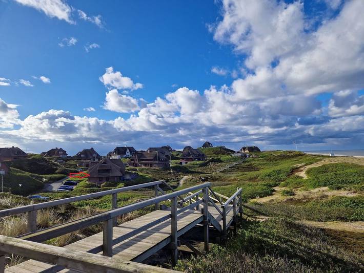 Ganze Ferienwohnung, Ferienwohnung Dünenliebe Rantum - Ferienwohnung Dünenliebe Rantum auf Sylt – Exklusives Reetdachdomizil in den Dünen, nur 100 Meter vom Meer entfernt in Rantum, Sylt (Gemeinde)