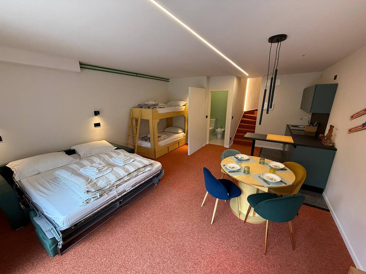 Ganzes Studio, Studio 'Ma Chérie-Lumière' mit Bergblick und Balkon in Pila (Aosta), Comune di Gressan