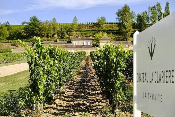 Location de vacances pour 4 personnes, avec jardin ainsi que terrasse et vue à Saint-Magne-de-Castillon