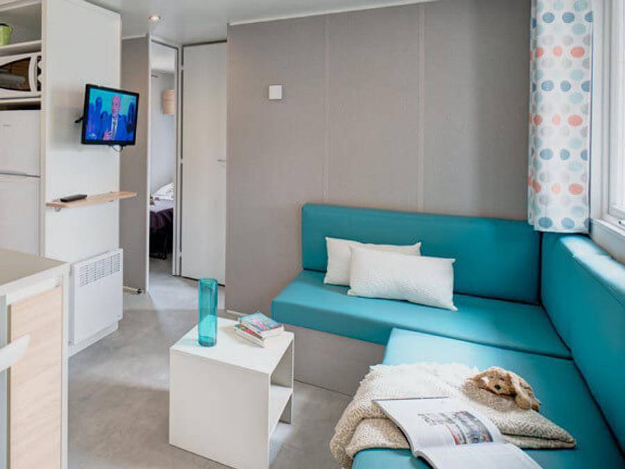 Camping  Les Iles - Mobilheim 6 personen - Baltikum Tv - 3 Schlafzimmer - 6 Personen in Pénestin, Côte des Mégalithes
