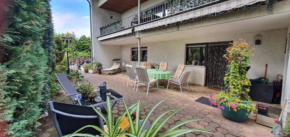 Ferienwohnung für 3 Personen, mit Terrasse und Garten