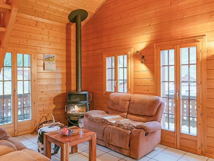 Location de vacances pour 8 personnes, avec balcon et vue à Val-d'Illiez - 3