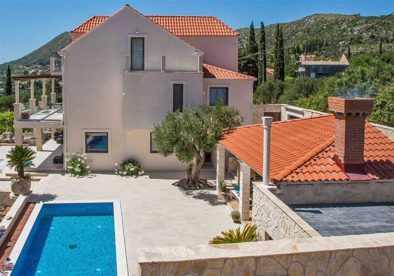 Luxusvilla Dolce Vita mit Swimming Pool in Orasac, Grad Dubrovnik