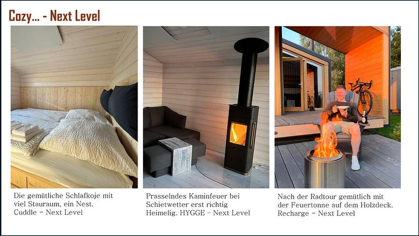 (102) Tiny House in erster Reihe – mit Kamin & Blick ins Grüne in Bleckede, Mecklenburgisches Elbetal