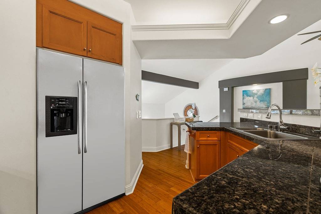 Three bed three bath luxurious townhome in gated Princeville community in Kalihiwai, Hanalei Bay