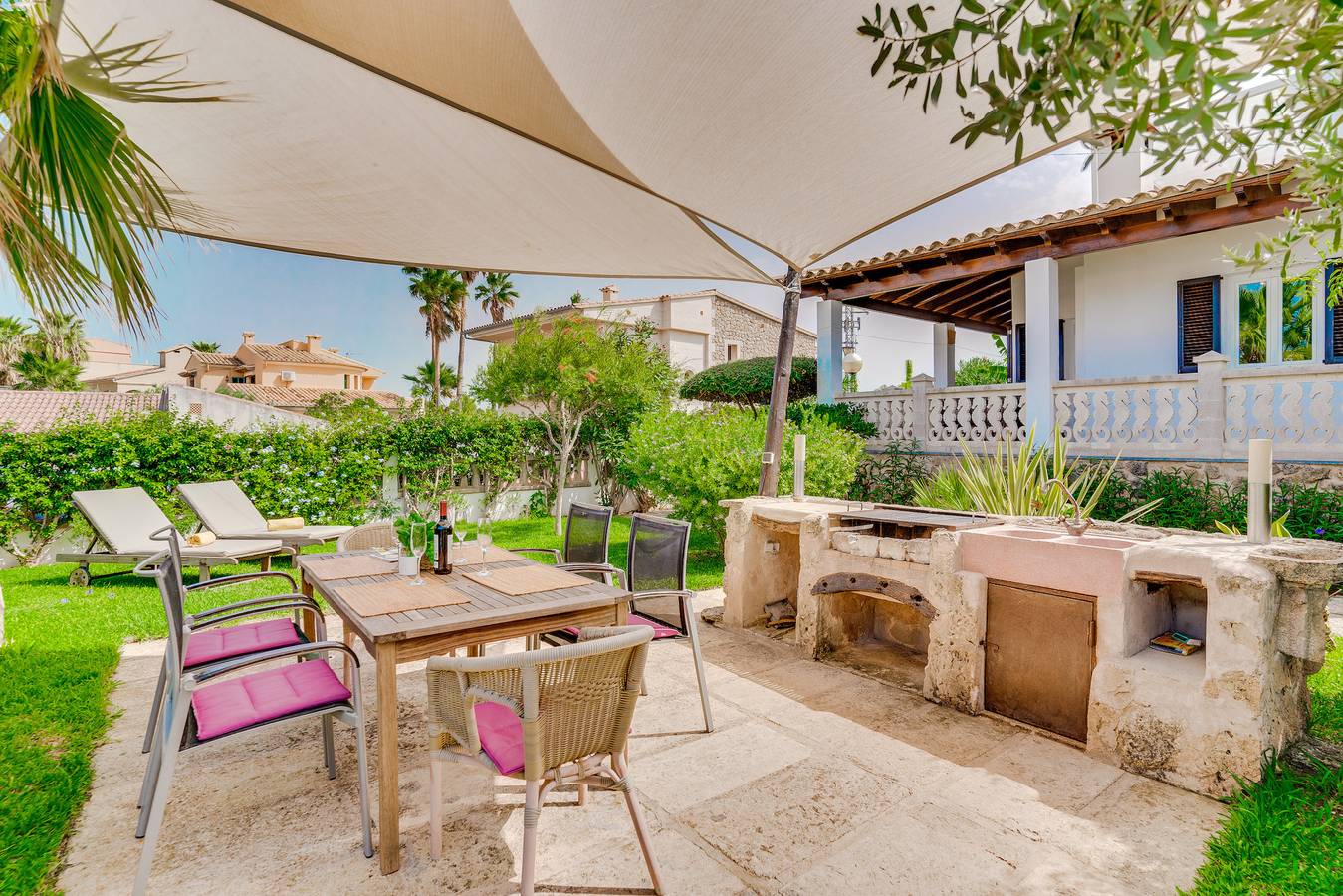 Villa Can Franck für 6 Personen in Alcudia. Ac und Wifi kostenlos. in Marina Manresa, Alcúdia