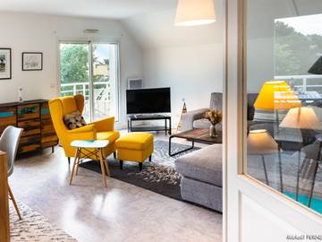 Appartement De Vacances pour 5 Personnes dans Larmor-Plage, Région de Lorient, Photo 1