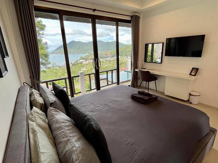 Villa pour 4 personnes, avec piscine ainsi que terrasse et vue dans Koh Tao - 4