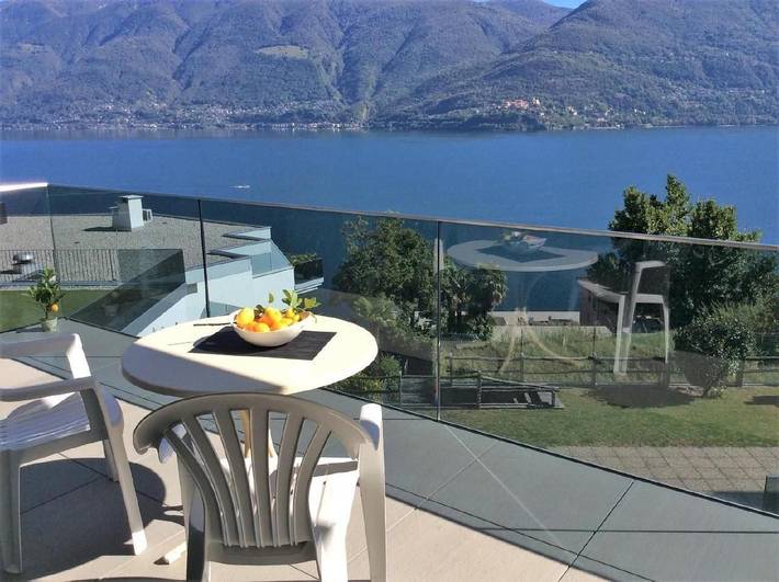 Ferienwohnung für 4 Personen, mit Balkon und Garten in Brissago - 3