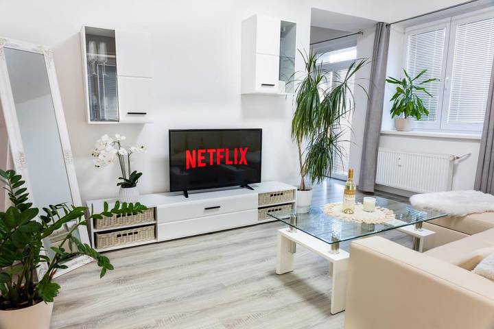 Apartament wakacyjny dla 4 osób, z Balkon i Widok w Náchod