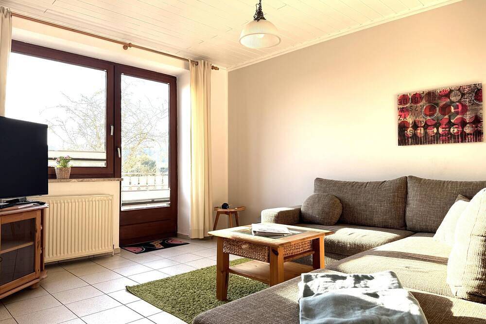 Ganze Wohnung, 4-Sterne Ferienwohnung Waldblick mit Balkon & Landschaftsblick in Kabelhorst, Ostholstein