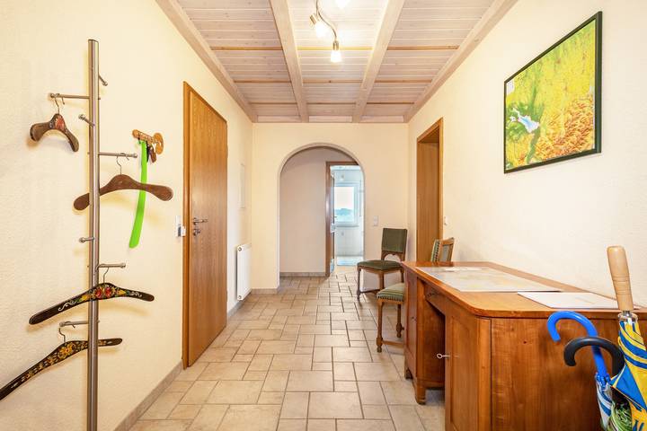 Ganze Wohnung, Ferienwohnung 'Urlaub auf dem Hirschhof Stehle' mit Bergblick, Wlan und Garten in Waldburg, Region Bodensee-Oberschwaben