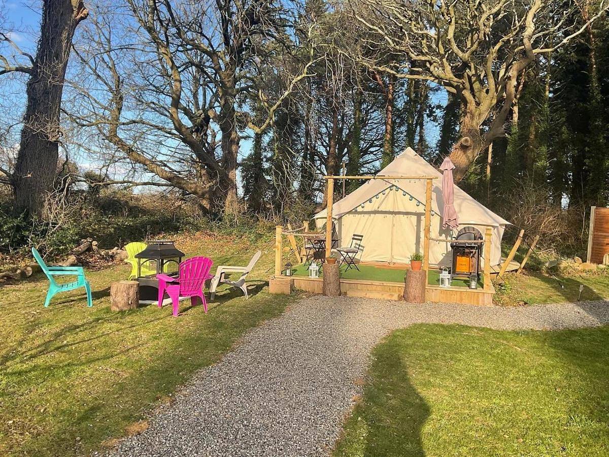 Tent in County Wicklow