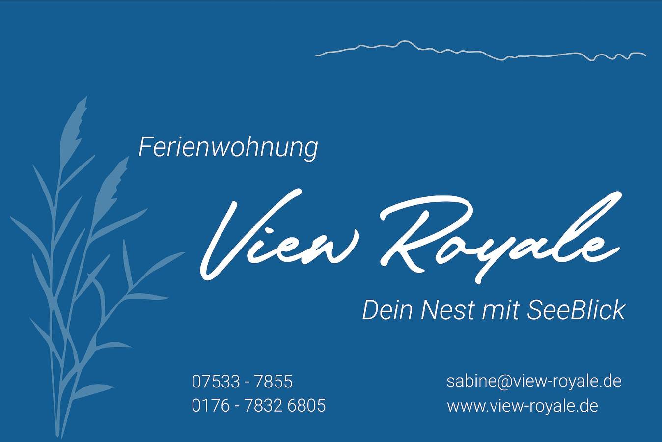 Ganze Ferienwohnung, View Royale - Dein Nest mit Seeblick - 3-Zimmer-Fewo, Dg in Allensbach, Untersee