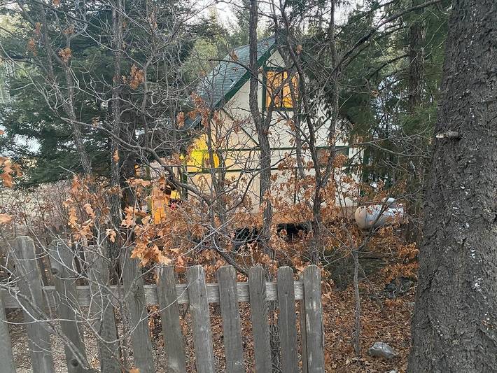 Log cabin for 6 people, with balcony in Cloudcroft