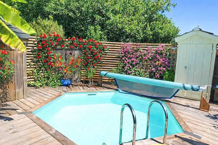 Location de vacances pour 2 personnes, avec jardin au Bassin d'Arcachon