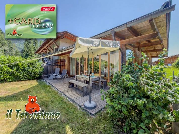 Chalet für 4 Personen, mit Terrasse und Garten sowie Sauna - 1