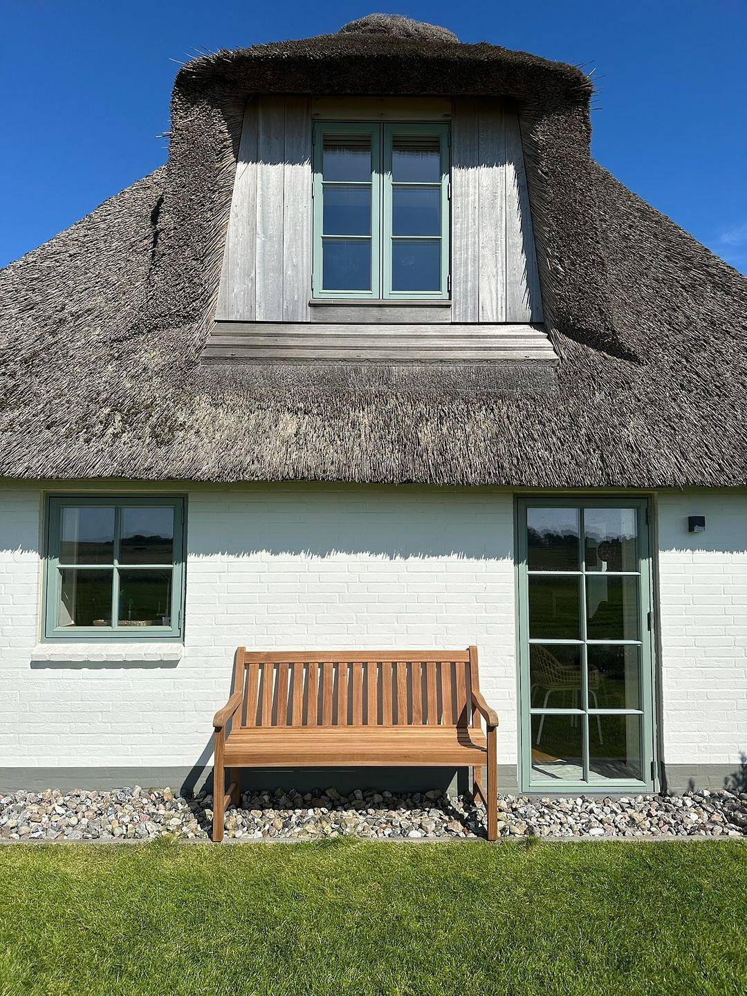 Reetdachhaus Deichperle: Sauna und Gartenidylle nahe dem Meer in Westerhever, Eiderstedt