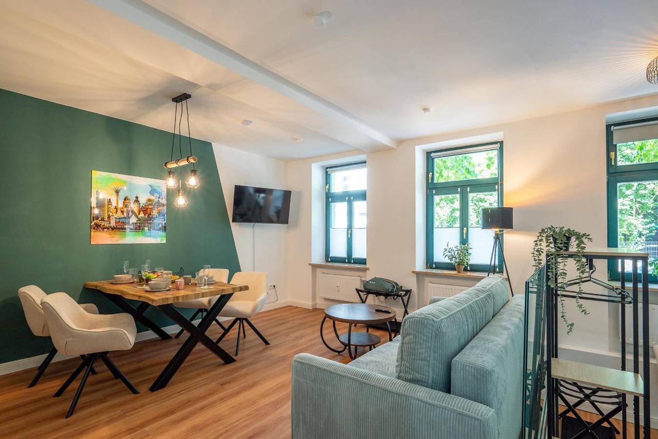 Apartamento inteiro, Apartamento 'Stilvoll & Zentrumsnah im Leipziger Osten' com 53 m² e localização central in Leipzig-Leste, Leipzig