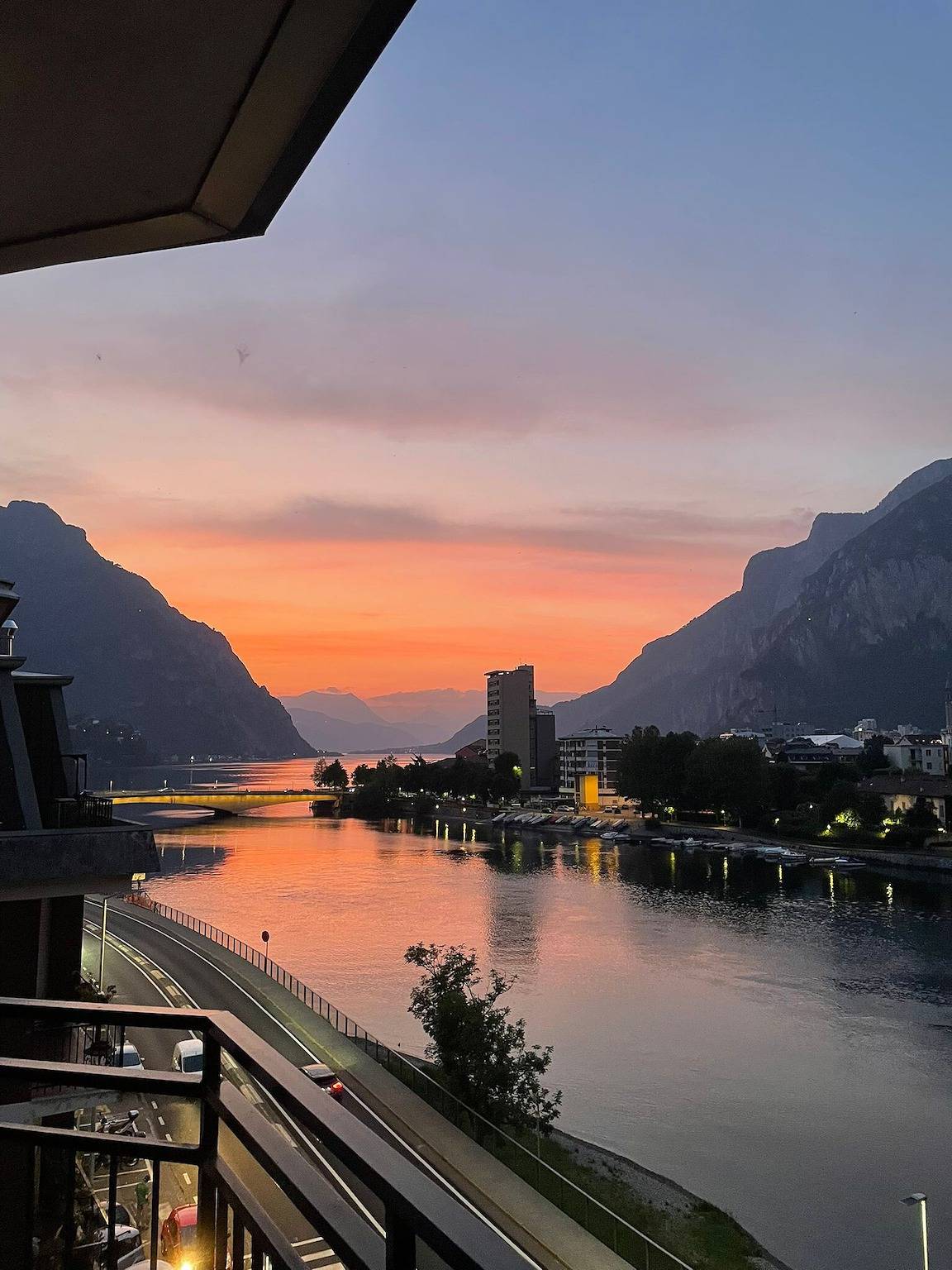 Ganze Wohnung, Die Terrasse über der Adda in Malgrate, Comer See