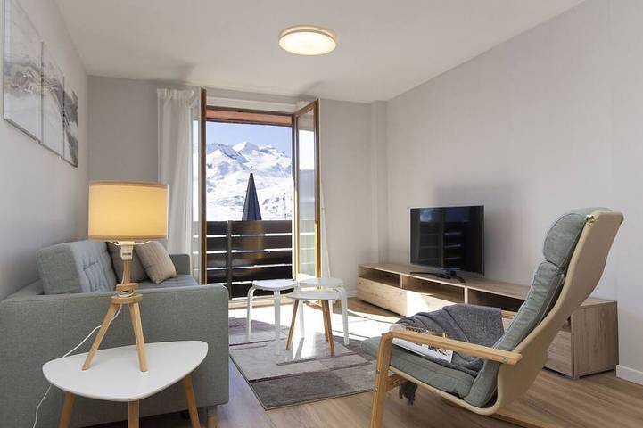 Location de vacances pour 5 personnes, avec balcon et piscine à Formigal (Ski)