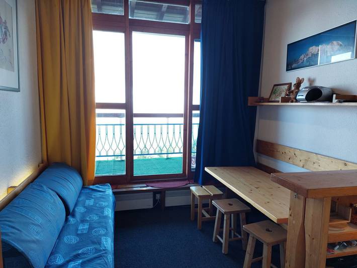 Gîte pour 6 personnes, avec balcon, animaux acceptés dans Arc 1800 - 2