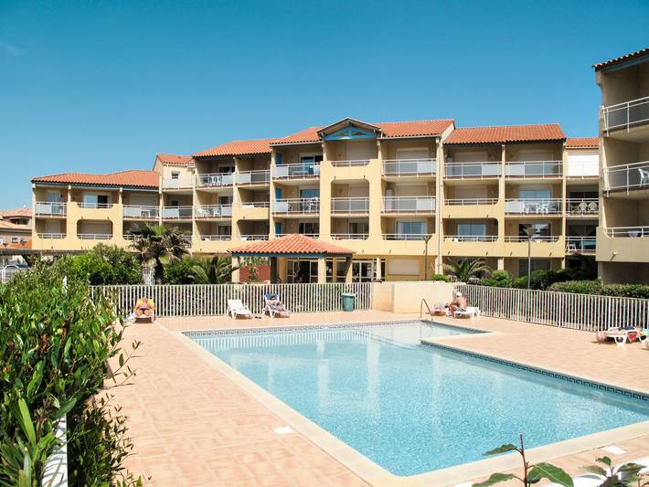 Appartement de vacances pour 8 personnes, avec balcon à Valras-Plage