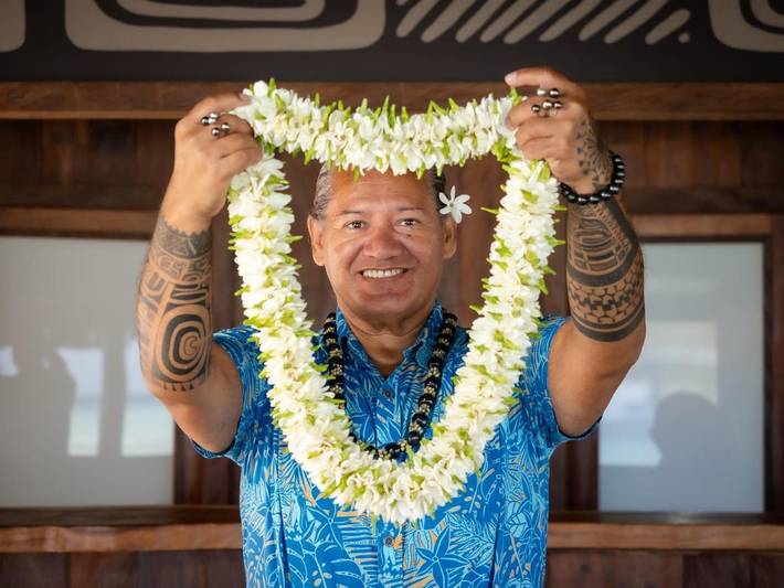 Station pour 3 personnes, avec jardin ainsi que vue et piscine dans Rangiroa - 2