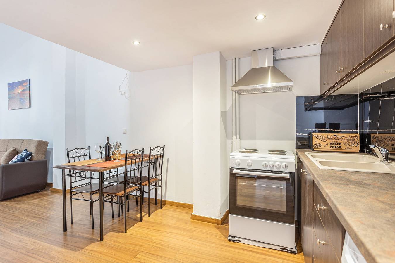 Apartamento entero, Apartamento de vacaciones para 3 personas con balcón in Splantzia, Region de Chania