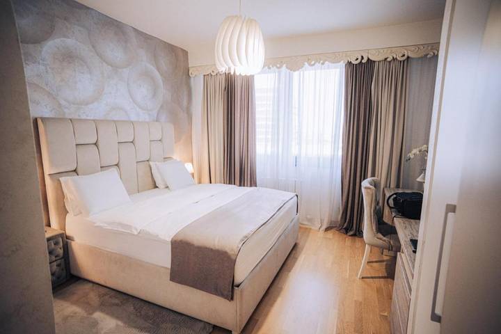 Ferienwohnung für 3 Personen, mit Balkon und Terrasse sowie Garten und Ausblick in Belgrad - 3