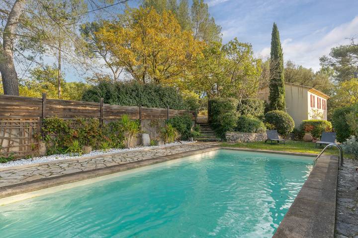 Vakantiehuis 'Lou Jas Dé Raféou - Gîte Raphaël' met bergzicht, wifi en airconditioning in Le Tholonet, Aix-en-Provence en omgeving
