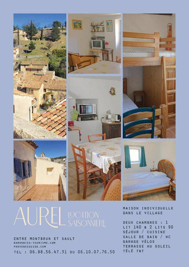 Maison De Village Aurel in Aurel, Parc naturel régional du Mont-Ventoux