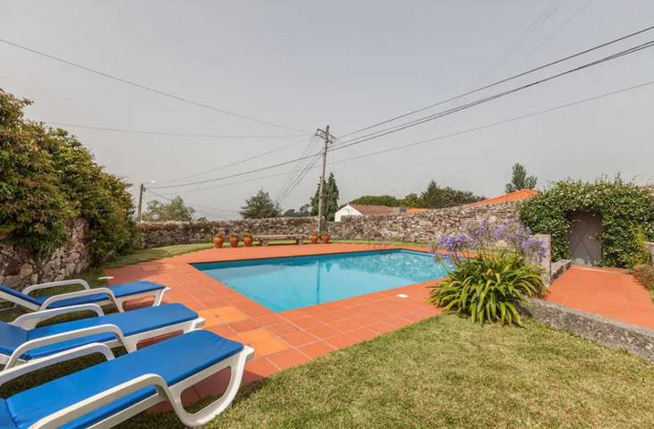 Maison de campagne pour 2 personnes, avec terrasse et jardin ainsi que piscine et vue dans Afife - 3