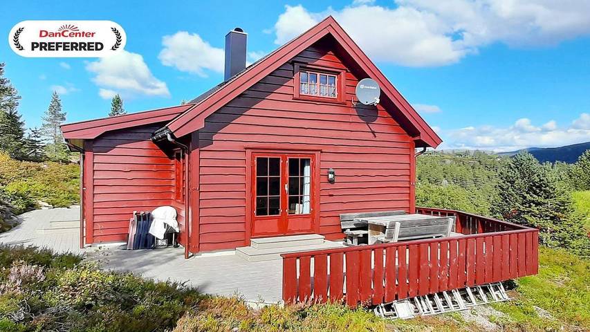 Ferienhaus für 8 Personen, mit Terrasse und Sauna in Süd-Norwegen