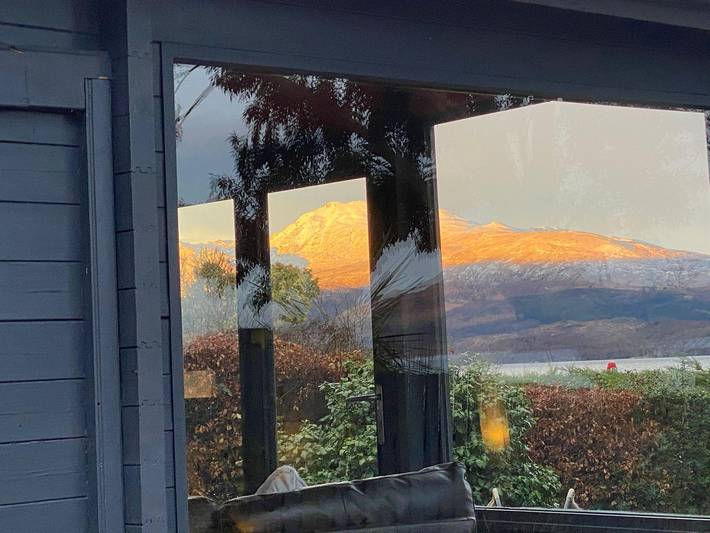 Blockhütte für 2 Personen mit Garten in Loch Lomond, Argyll & Bute