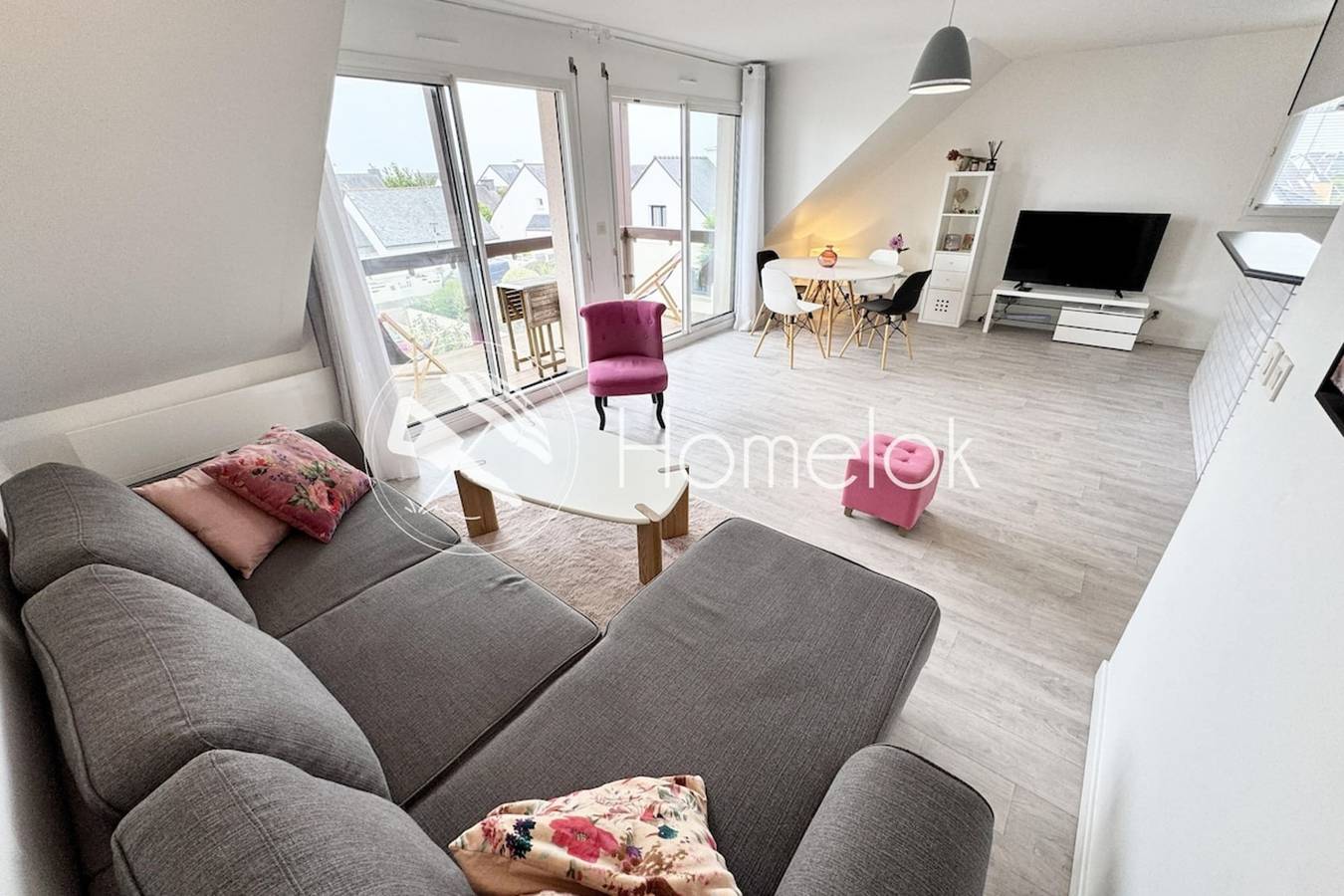 Ganze Wohnung, Ferienwohnung für 4 Personen mit Balkon in Larmor-Plage, Côte des Mégalithes