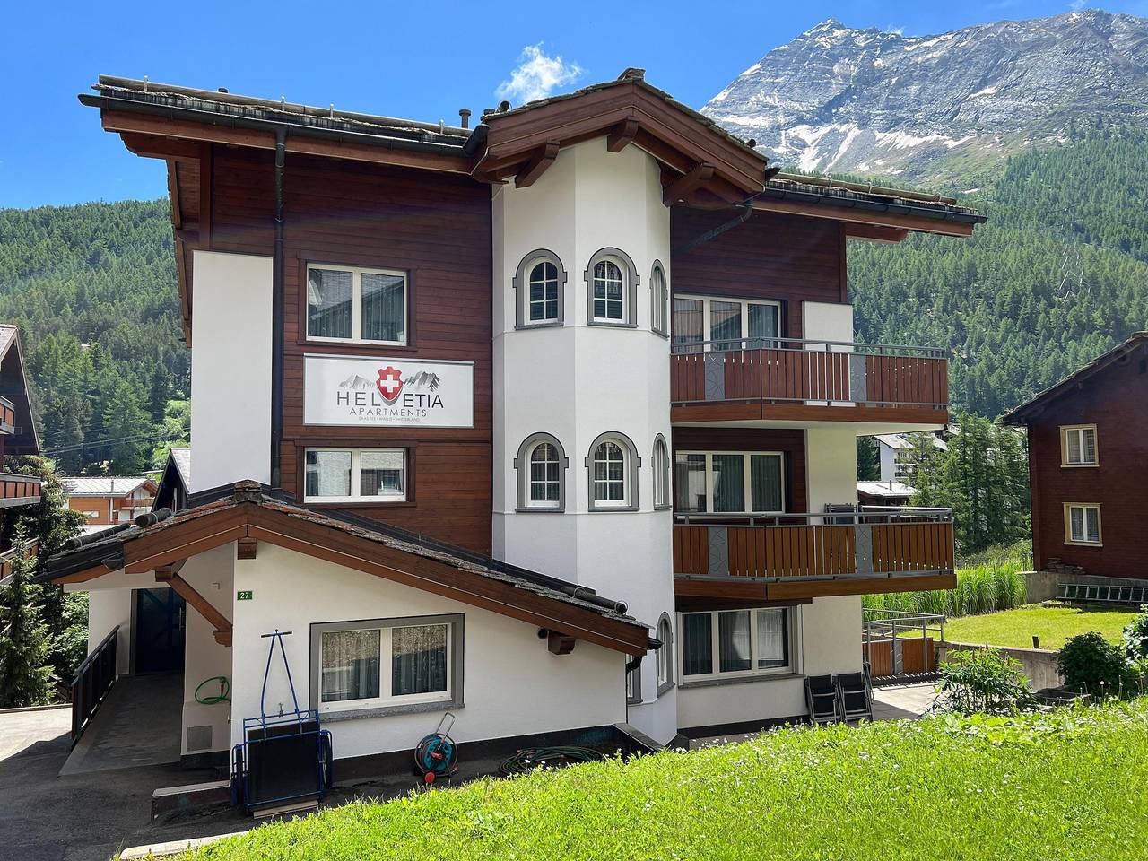 Appartement de vacances entier, Appartement à 2 lits Nr. 7 in Saas-Fee, Alpes valaisannes